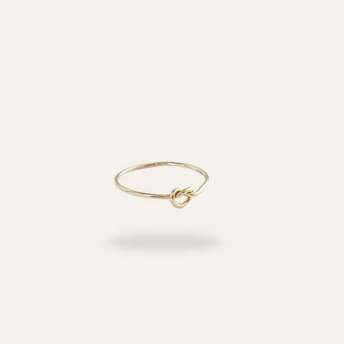Bague nœud d'amour