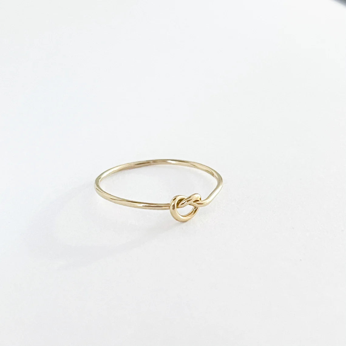 Bague nœud d'amour