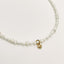Collier Maïa – Perles de culture irrégulières 2-3 mm et pendentif doré au choix