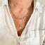 Collier Elva – Élégance argentée & éclat de pierre naturelle