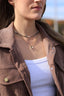 Collier de perles Asilah – Pierres naturelles, verre et perles d’eau douce