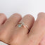 Bague Justine – Argent 925, pierre de soleil et émeraude