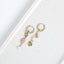 Boucles asymétriques Mariposa pierres de soleil