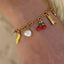 Bracelet Sherry – Breloques fantaisie et perle d’eau douce