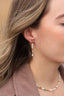 Boucles d'oreilles Nadège – Perles d'eau douce et quartz Herkimer