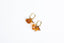 Boucles d’oreilles Lola Ambre – Pétales en résine