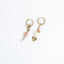 Boucles asymétriques Mariposa pierres de soleil