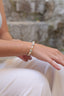 Bracelet Anaël – Perles d’eau douce, pierres naturelles et or rempli 14K