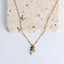 Collier chaîne Asilah – Pierres naturelles et perles d’eau douce
