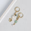 Boucles asymétriques Mariposa Aventurine