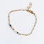 Bracelet chaîne Asilah – Pierres naturelles et perles d'eau douce