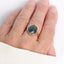 Bague Nina – Cabochon ovale facetté et plaqué or 3 microns