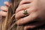 Bague Jasmine – Fleur réglable en acier inoxydable doré