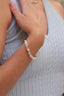 Bracelet Anaël – Perles d’eau douce, pierres naturelles et or rempli 14K