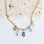 Collier May – Breloques fleuries, pierres naturelles et perles