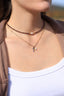 Collier chaîne Asilah – Pierres naturelles et perles d’eau douce