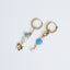 Boucles asymétriques Mariposa Apatite bleue