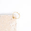 Bague JOANIE – Fleur réglable en acier inoxydable 304 doré