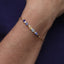 Bracelet Cassis – Pierres naturelles et chaîne mini trombone