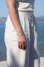 Bracelet Célia – Perle d’eau douce et quartz cristal