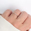 Bague Lara – Argent 925 martelé