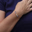 Bracelet Cassis – Pierres naturelles et chaîne mini trombone