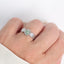 Bague LORAINE – Aventurine naturelle et acier inoxydable 316L