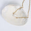 Collier Nerina – Perle d’eau douce et acier inoxydable doré