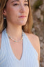 Collier Anaël – Perles d’eau douce, pierres naturelles et or rempli 14K