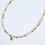 Collier Paloma – Pierres naturelles, perles et médaillon doré