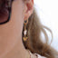 Boucles asymétriques Mariposa pierres de soleil