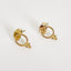 Boucles d’oreilles en acier inoxydable doré - Minimalistes et élégantes.