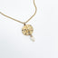 Collier Stella – Étoile de mer et perle de culture sur chaîne dorée
