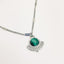 Collier Elva – Élégance argentée & éclat de pierre naturelle
