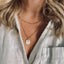 Collier Rosa – Élégance florale & pierre naturelle